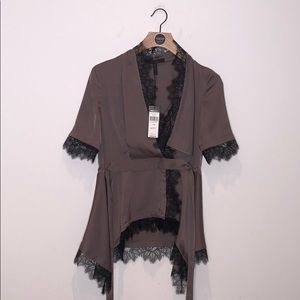 Bcbg silk top